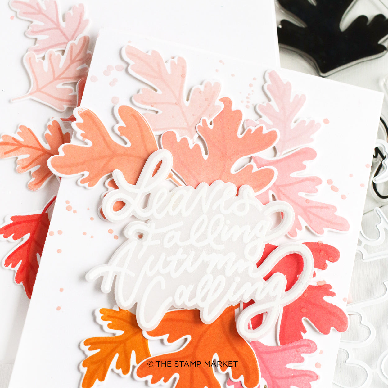 FALLING LEAVES STAMP – The Stamp Market