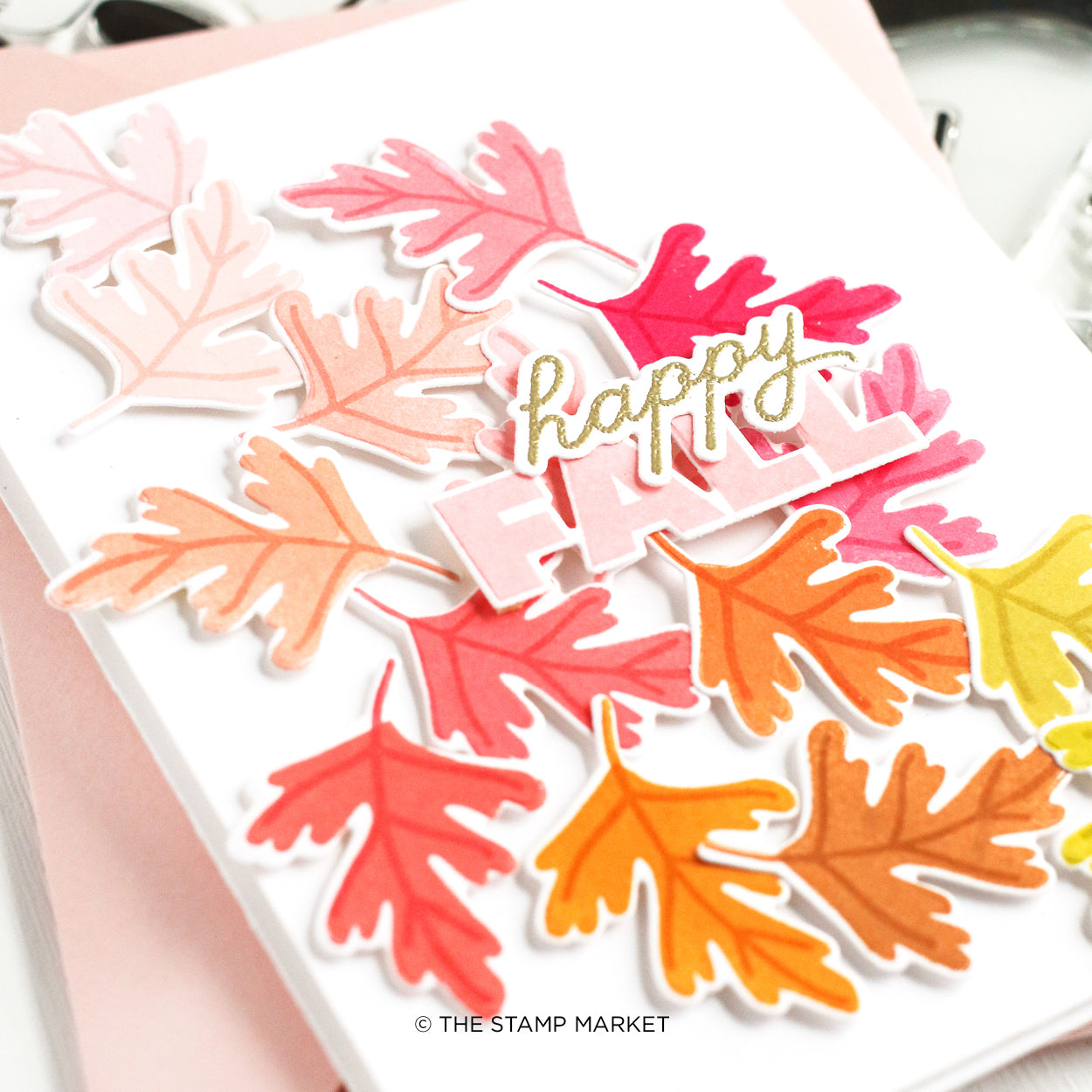 FALLING LEAVES STAMP – The Stamp Market
