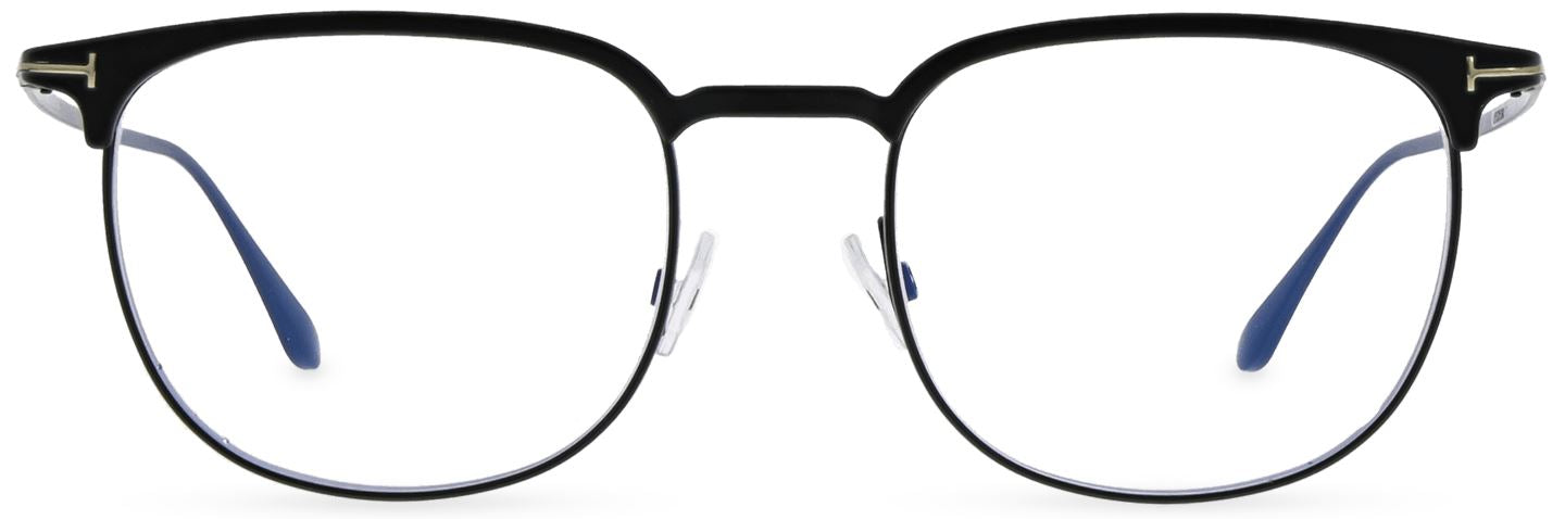 FT5549-B | Tom Ford | Browline Eyeglasses | Blue Block Lens – Eye Hub  Warehouse