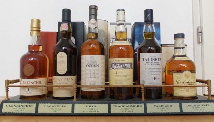 Classic Malts range of whiskies