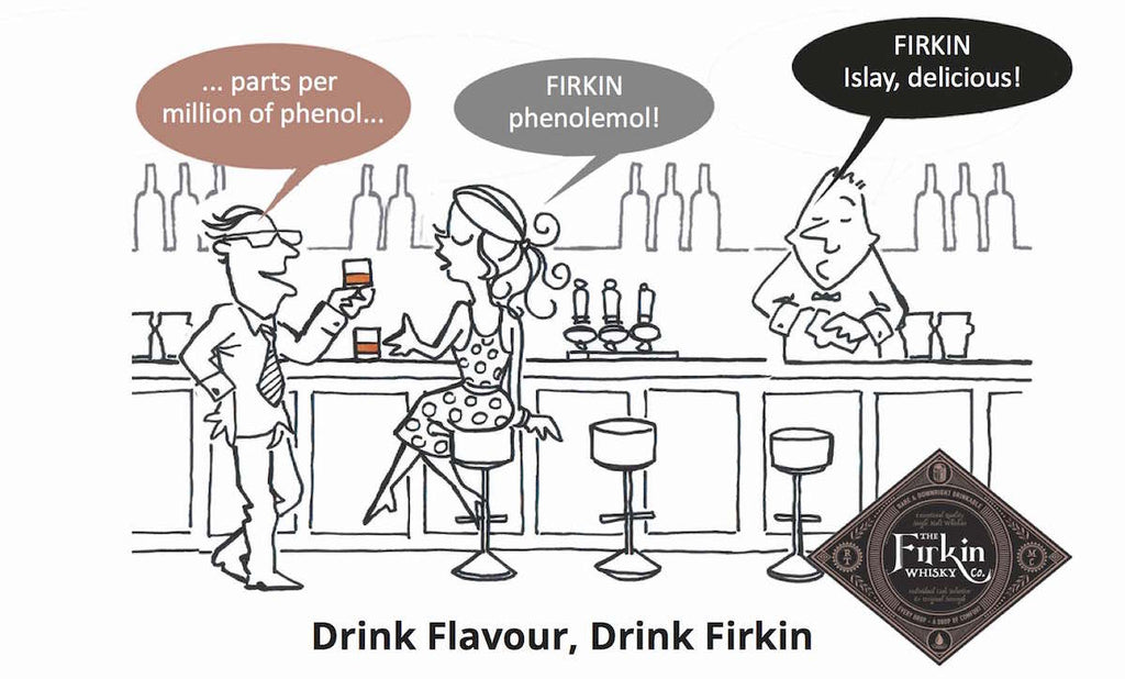 Firkin Whiskey Co Cartoon Islay