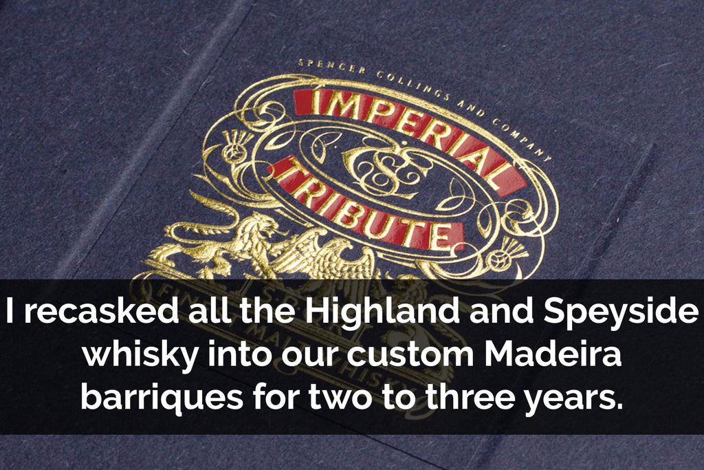 Imperial Tribute wird in maßgeschneiderten Madeira-Fässern hergestellt