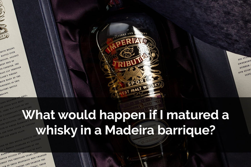 帝国贡品威士忌在马德拉成熟