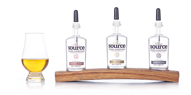 Uisge Source Regional Spring Water for Scotch Water Gift Set