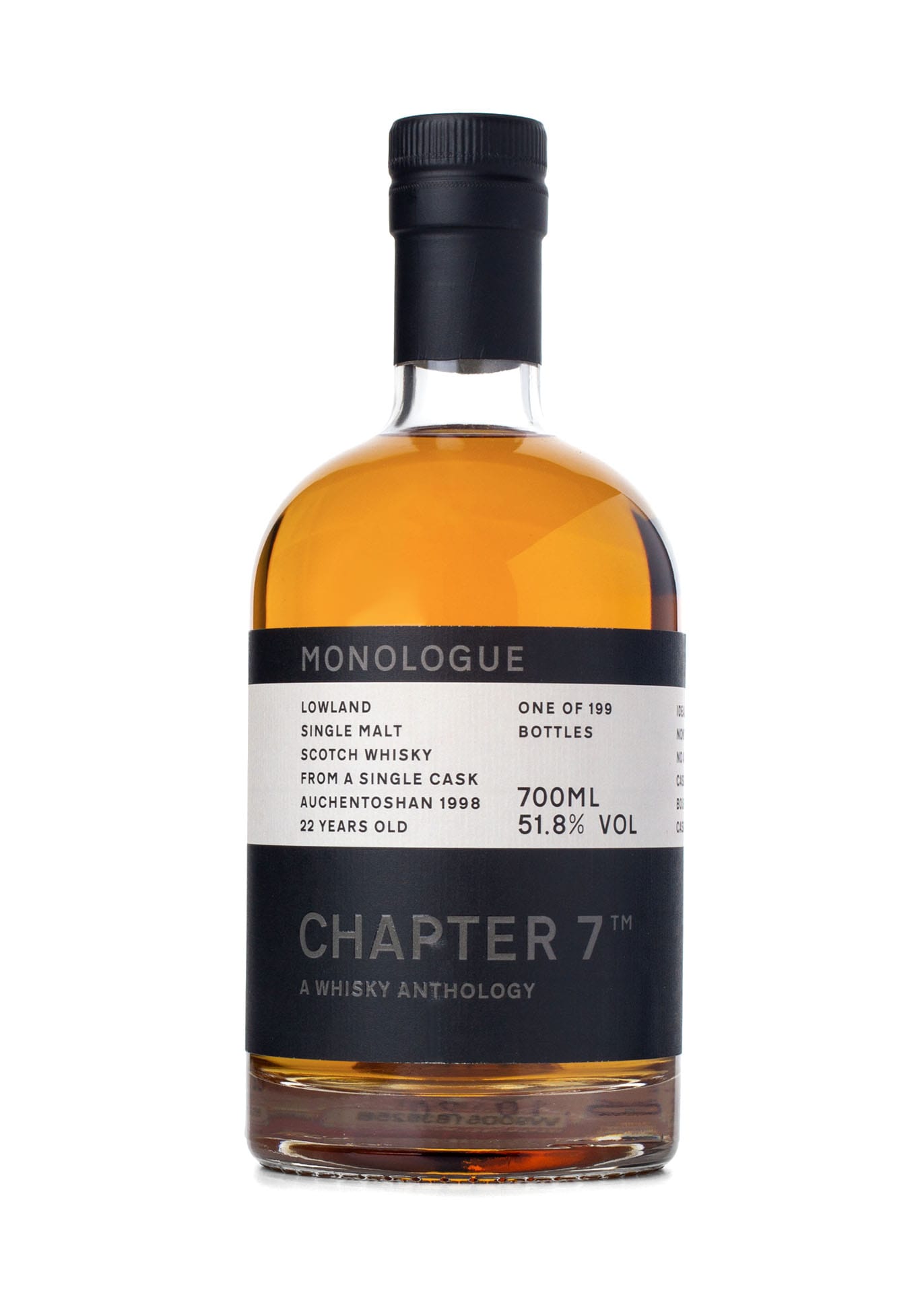 Chapter 7 Whisky: Monologue Auchentoshan 22 Year Old Single Malt Scotch