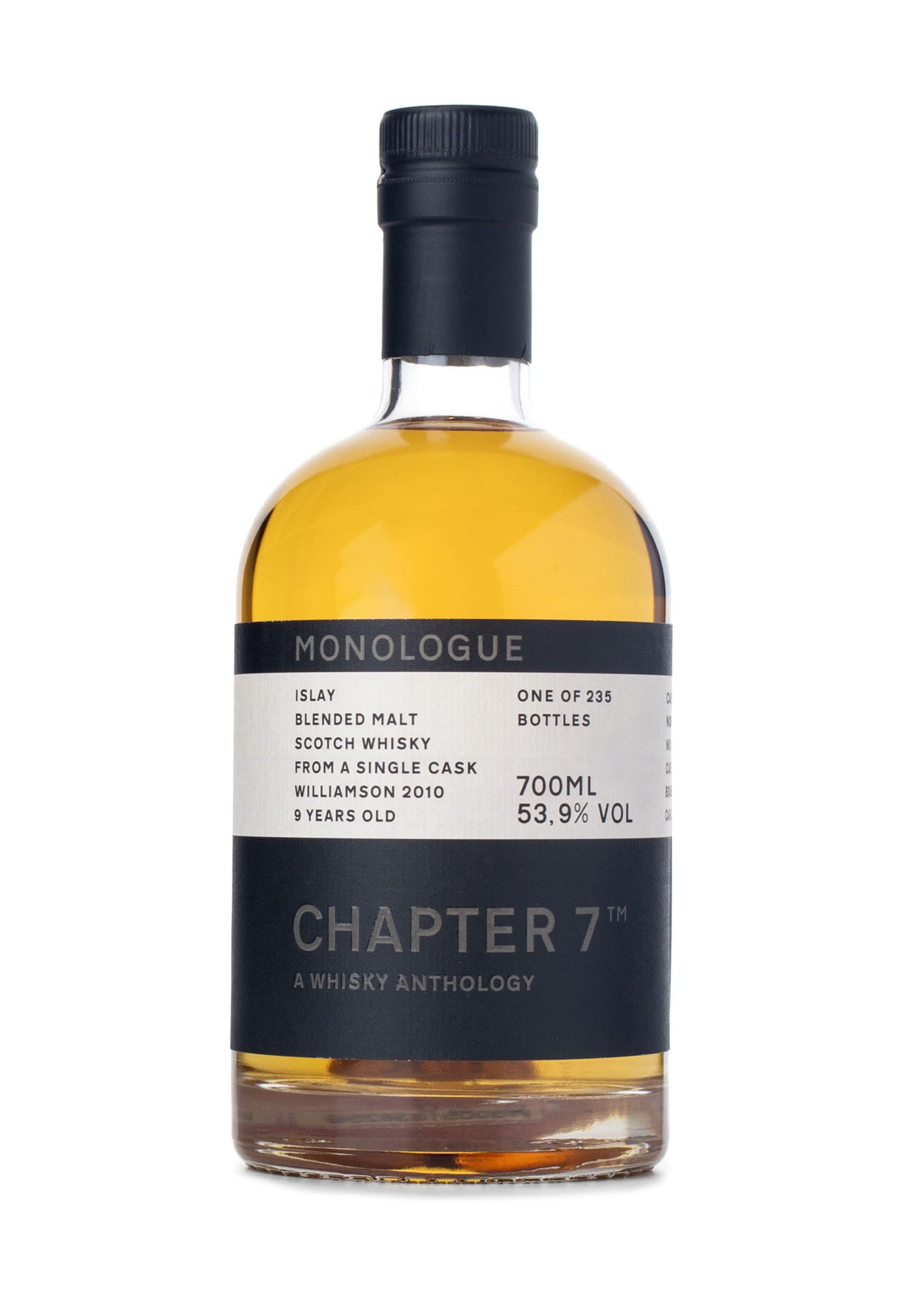 Chapter 7 Whisky: Monologue Williamson 9 Year Old Tea-spooned Malt