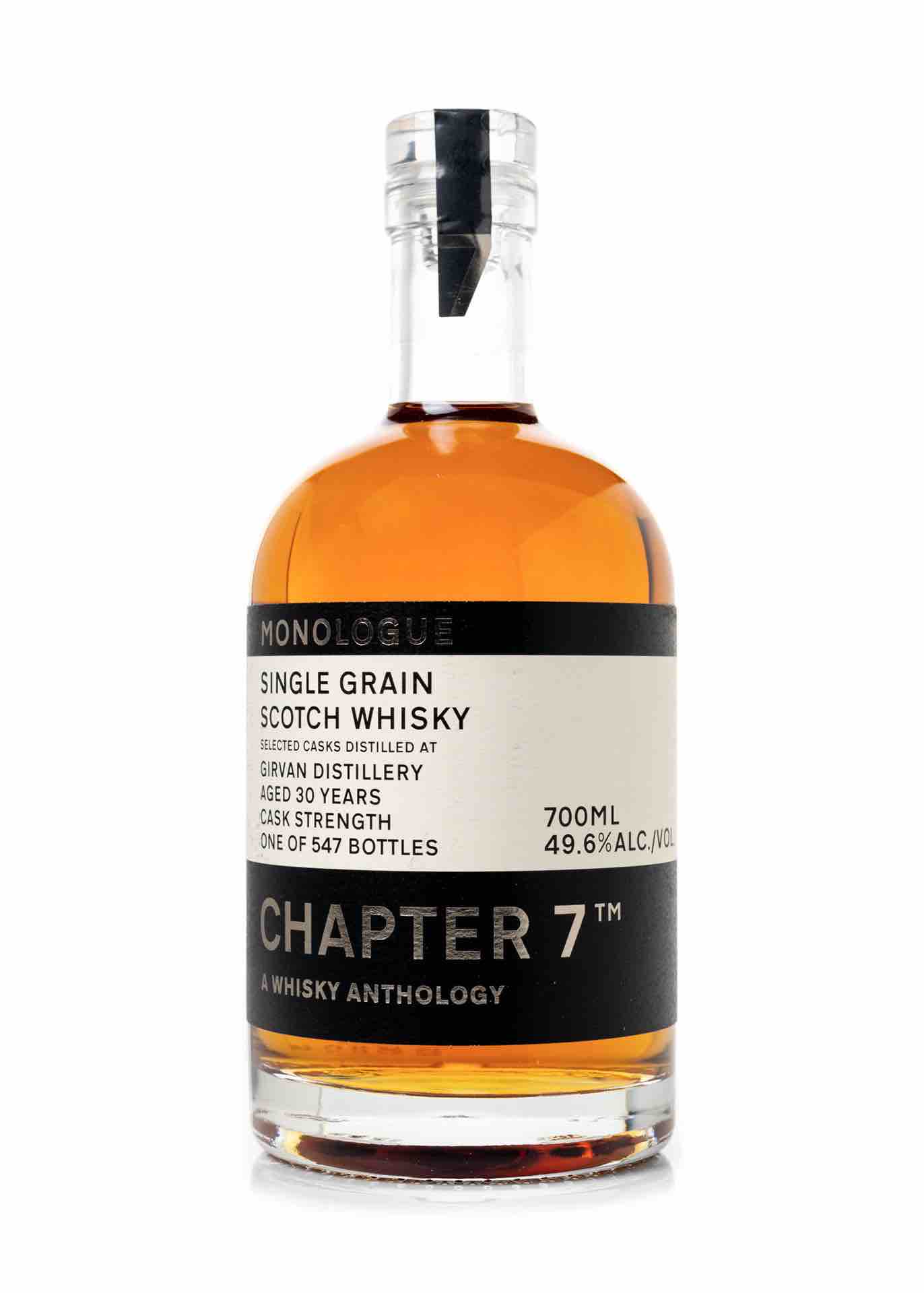 Chapter 7 Whisky: Monologue Girvan 30 Year Old Single Grain Scotch