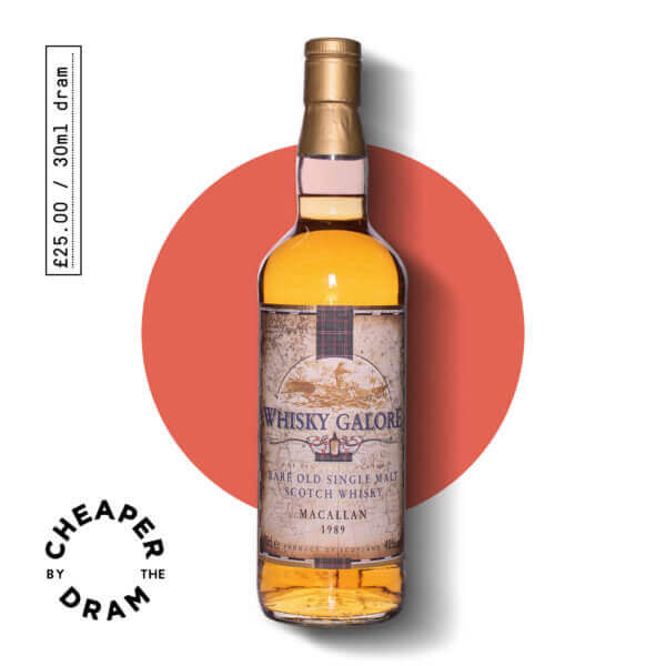 Macallan 'Whisky Galore' Single Malt Scotch from 1989 (30ml dram)