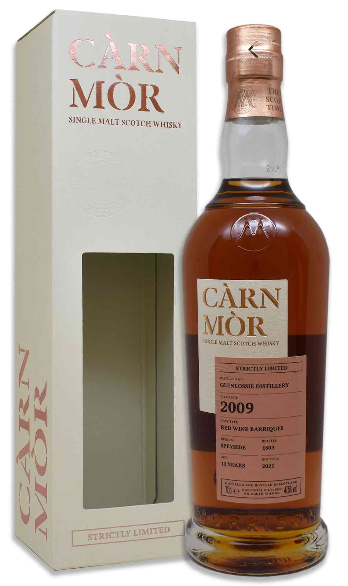 Càrn Mòr Glenlossie 2009 Red Wine Barriques