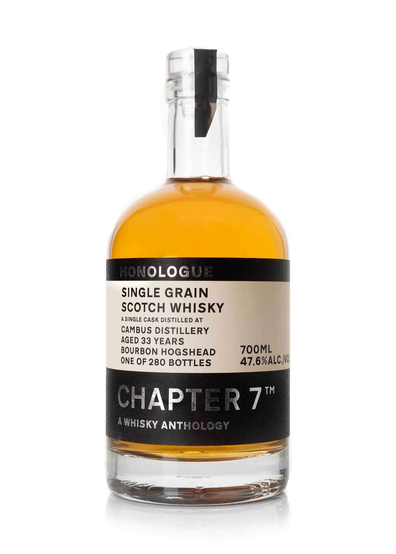 Chapter 7 Whisky: Monologue Cambus 33 Year Old Octave Finish