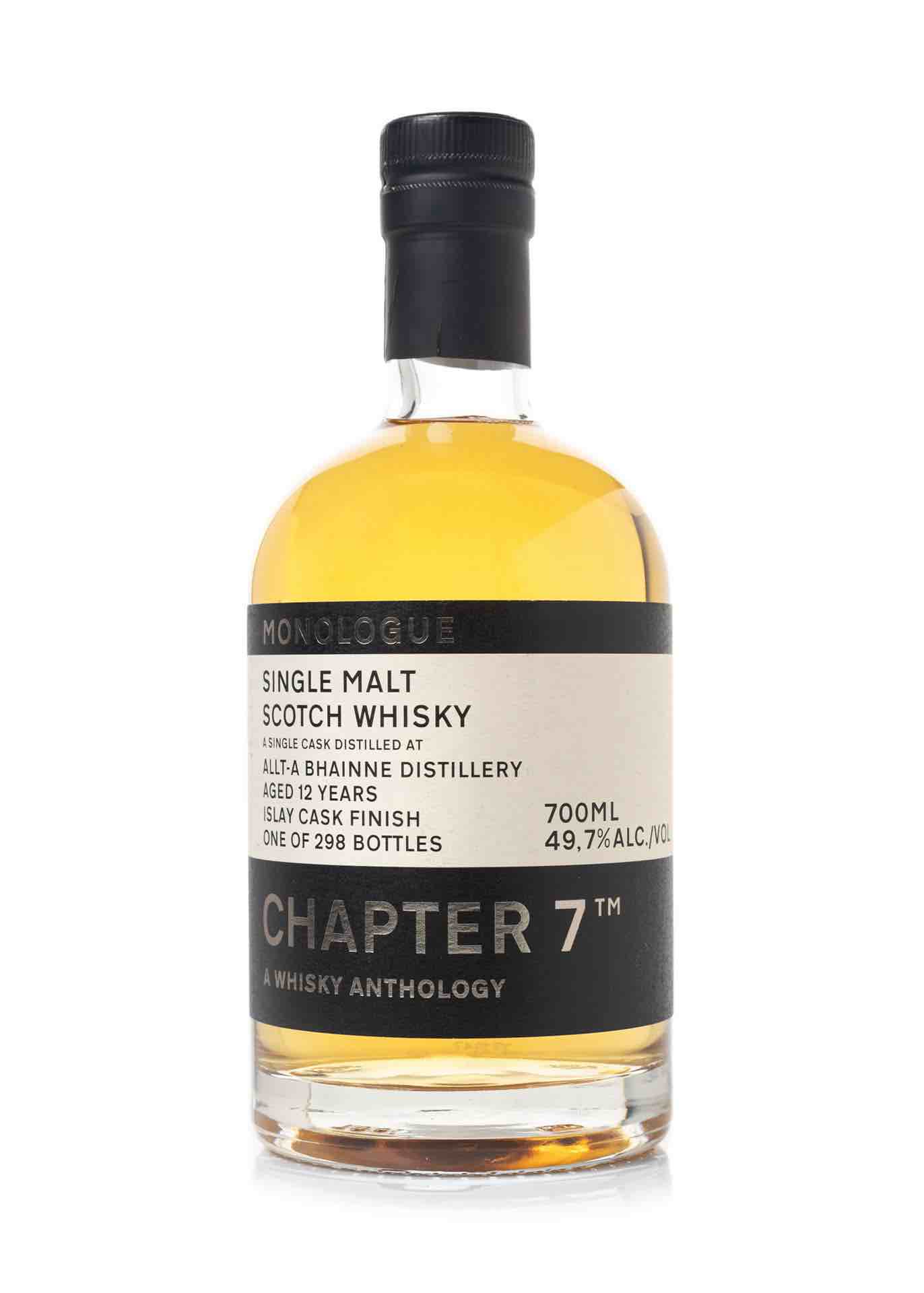 Chapter 7 Whisky: Monologue Allt-a Bhainne 12 Year Old Single Malt Scotch