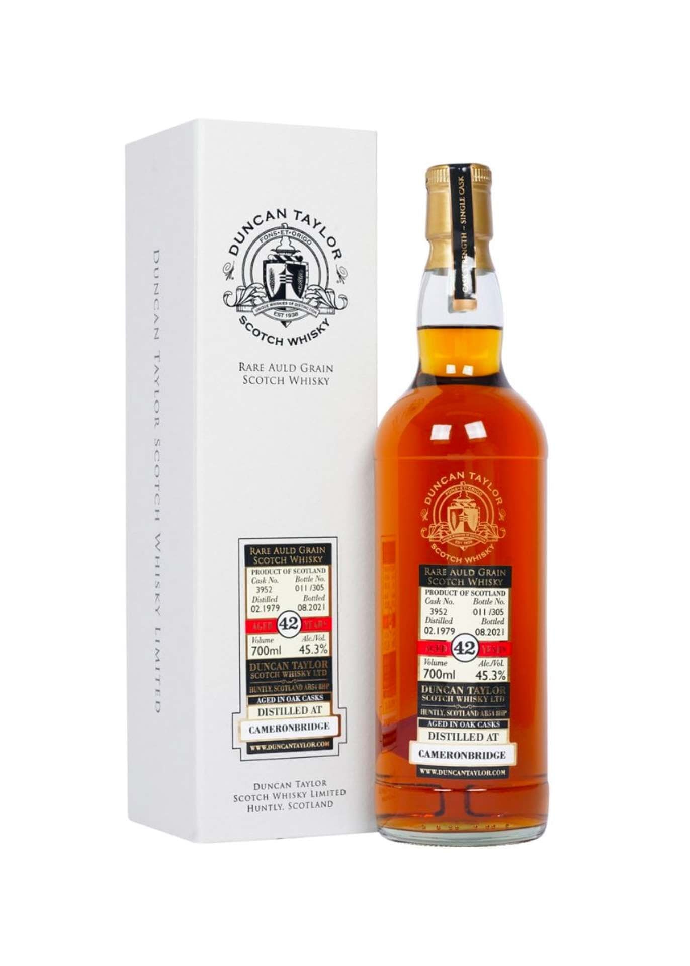 Duncan Taylor Rare Auld Grain 1979 Cameronbridge 42 Year Old