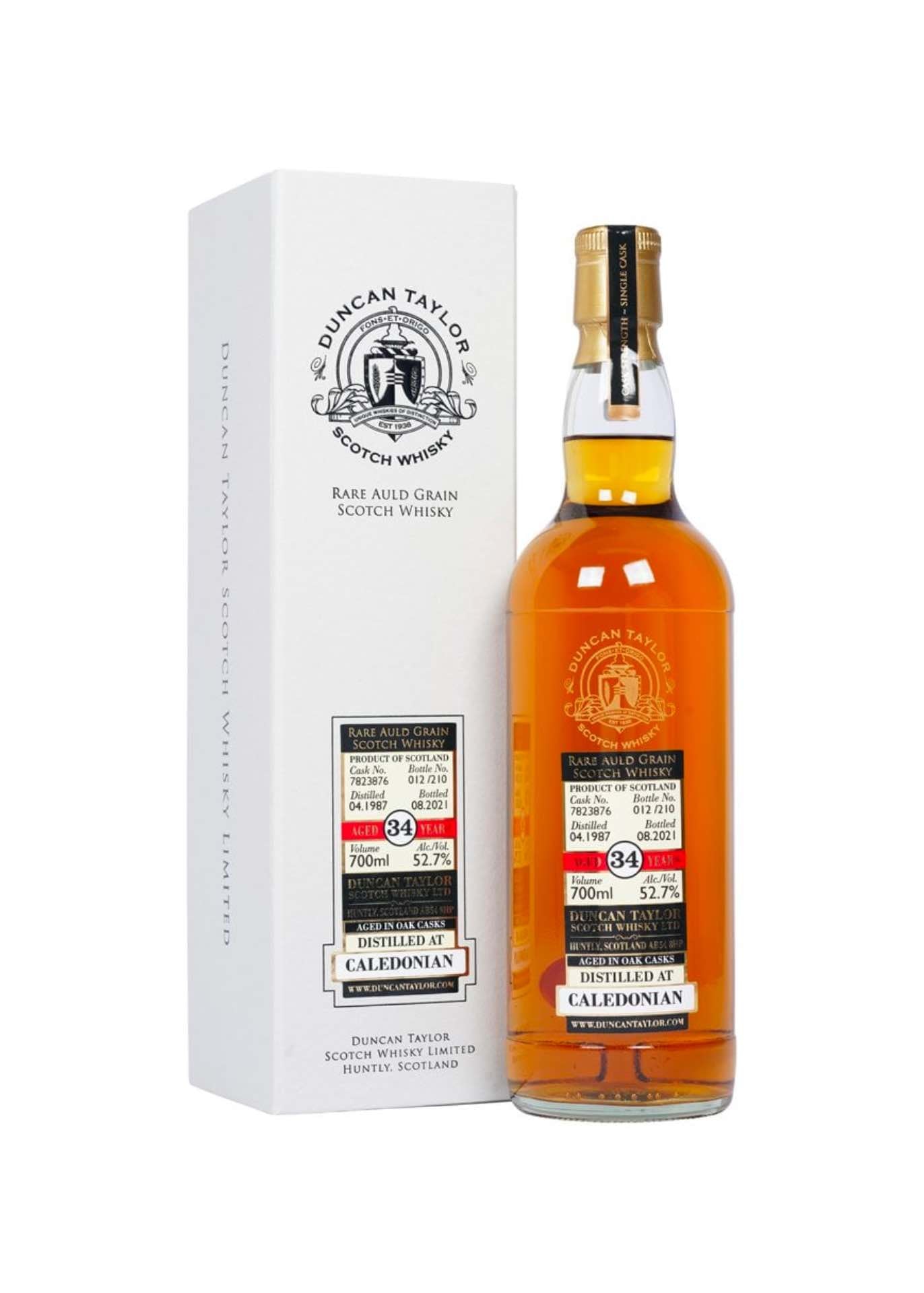 Duncan Taylor Rare Auld Grain 1987 Caledonian 34 Year Old