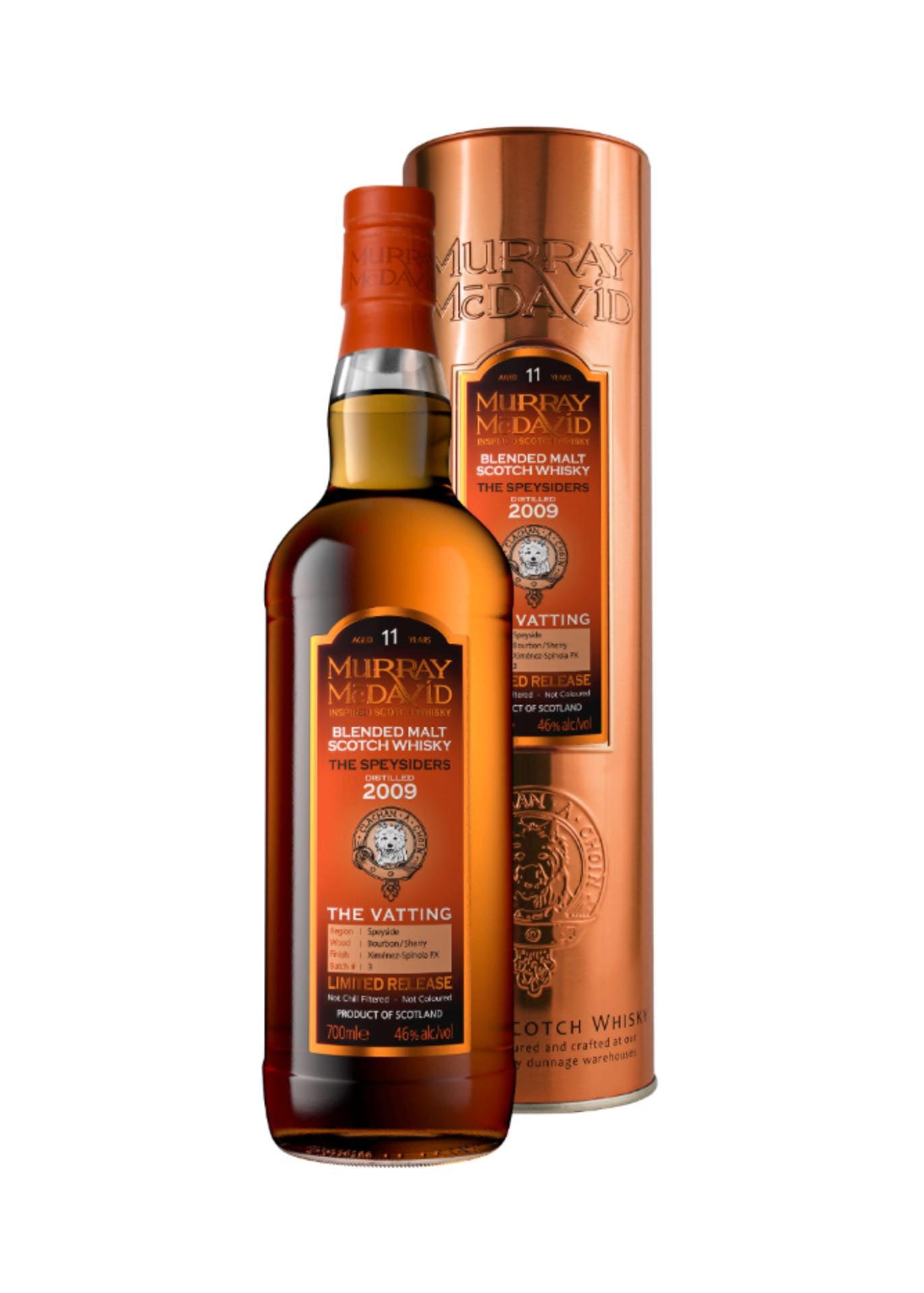 Murray McDavid The Speysiders 11 Year Old Ximenez Spinola PX