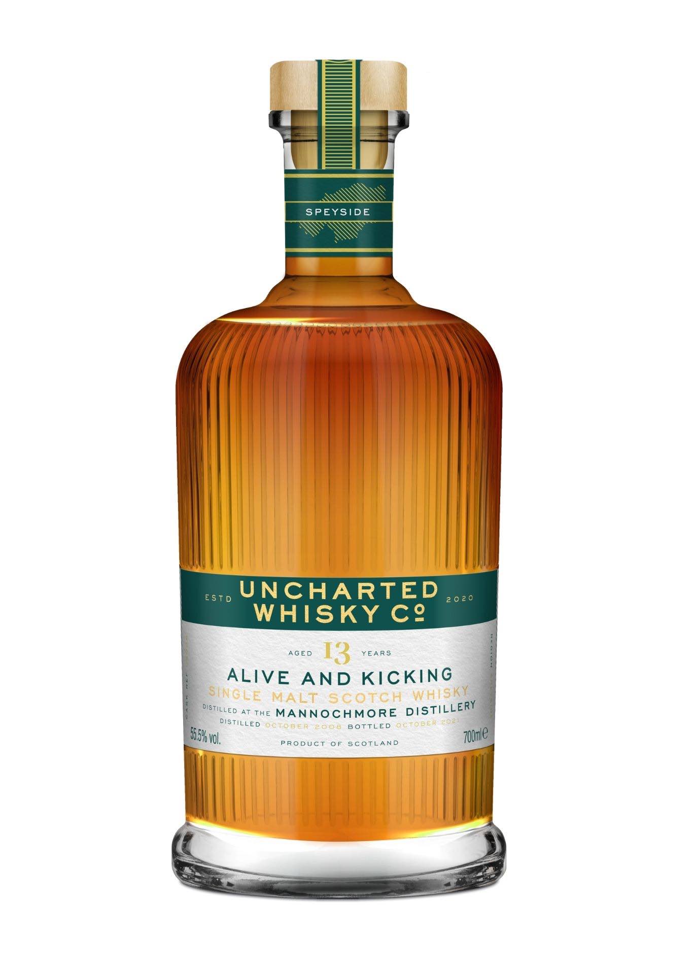 Uncharted Whisky Co, Alive and Kicking, Mannochmore 13 Year Old