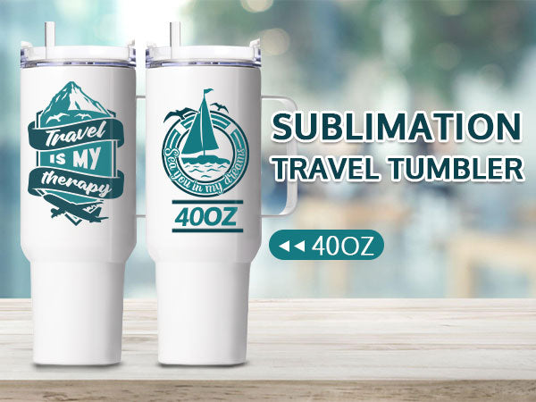 3rd Generation 40oz Sublimation Handle Tumblers Colorful Blank Stainless  Steel Water Bottles Double Insulated Heat Transfer Cups Glasses Mugs A12