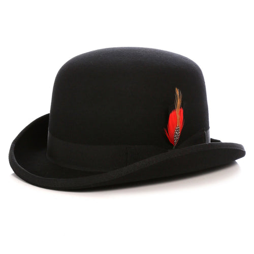 Charlie Bowler Felt Hat Brown- Mossant Paris