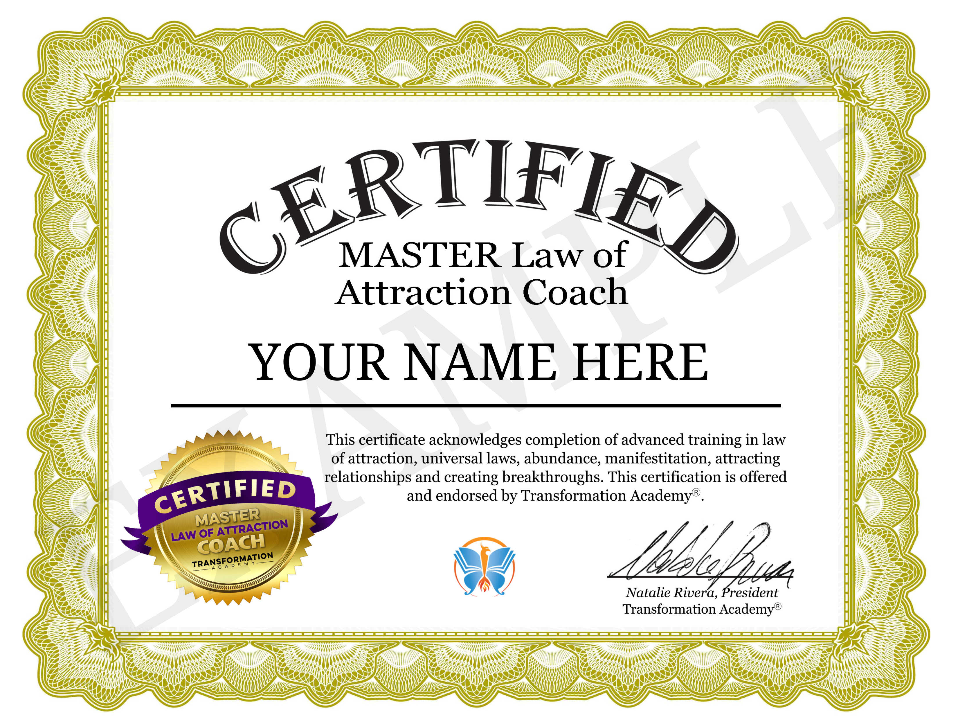 Master Law of Attraction Coach