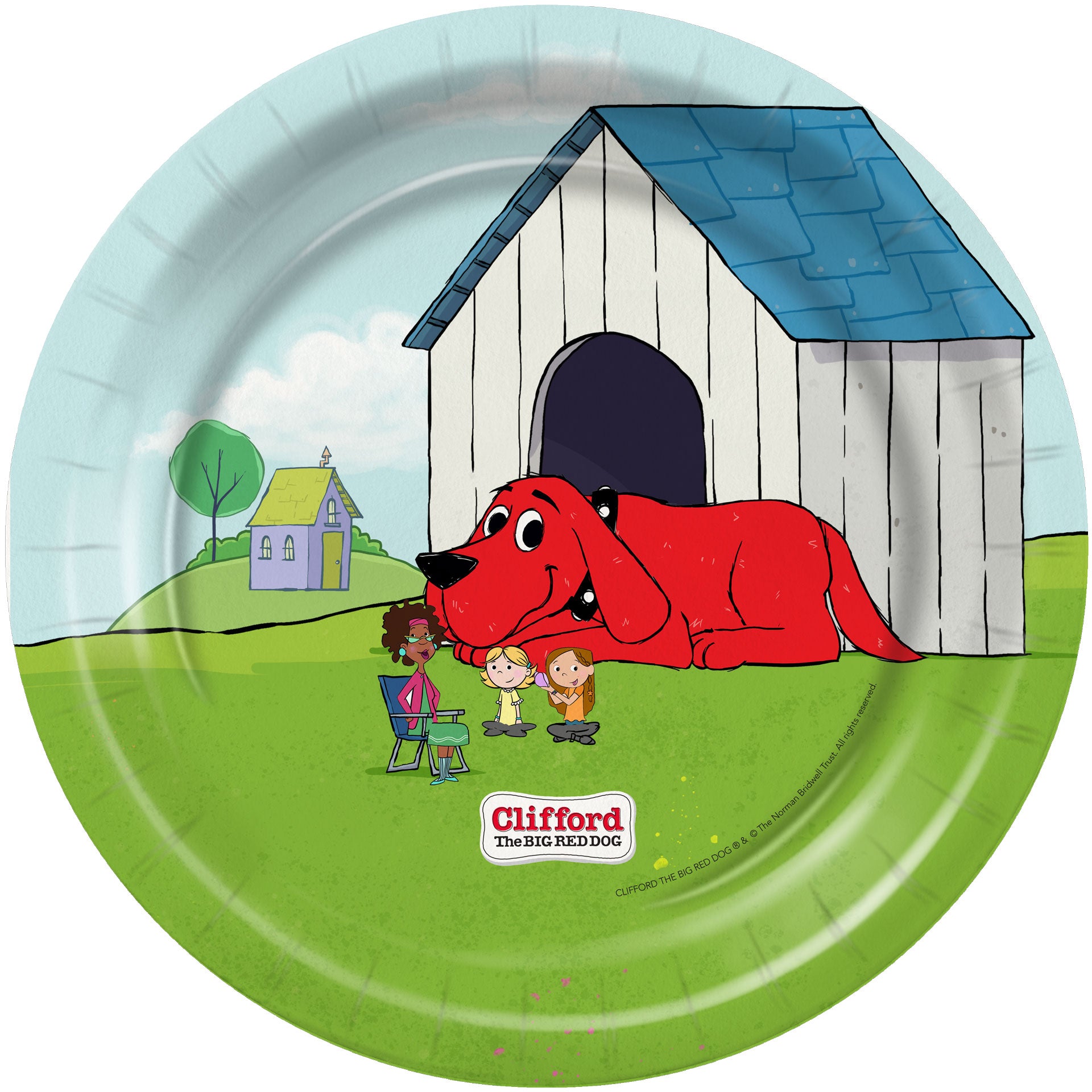 Clifford The Big Red Dog Dinner Plates