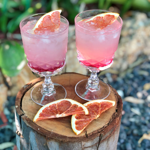 ruby grapefruit sunrise cocktail