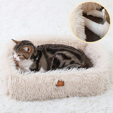 Leo's Paw - 2-in-1 scratching cat bed