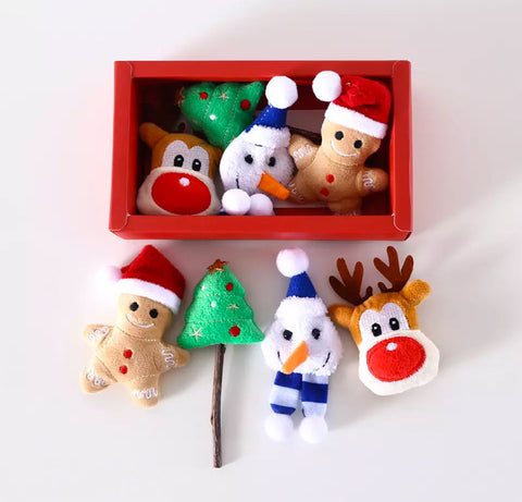 Leo's Paw - Ensemble de jouets de Noël à l'herbe à chat