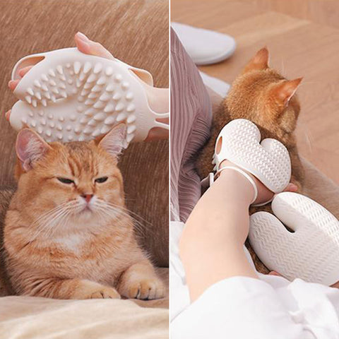 Leo's Paw - 2-in-1-Katzenpflegehandschuh