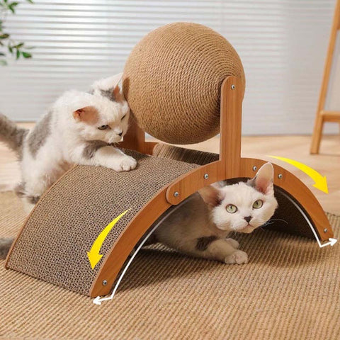 Leo's Paw - Planche à gratter pour chat à grande roue