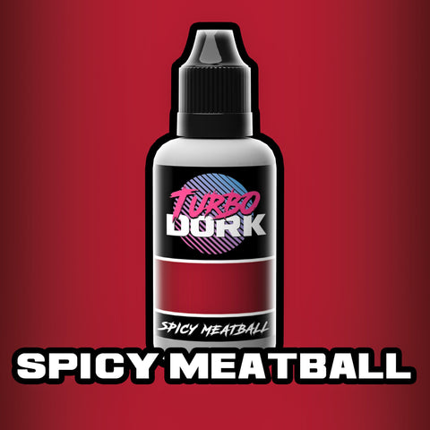 Turbodork: Spicy Meatball Metallic Acrylic Paint 20ml Bottle - Trinity Hobby