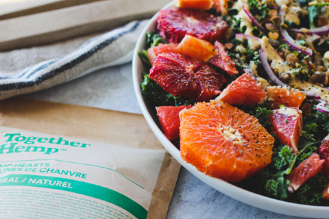 From Soil to Soul Winter Citrus Salad with Together Hemp hearts