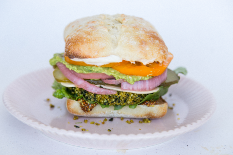 hemp millet burger