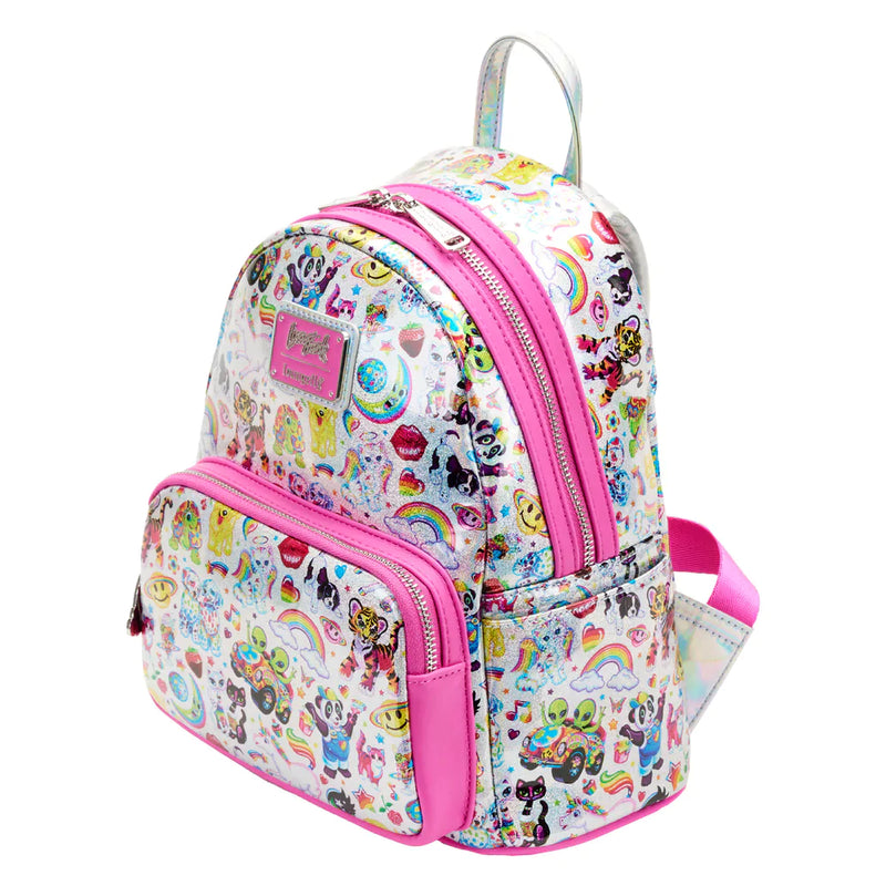 Lisa Frank | Iridescent All Over Print Mini Backpack