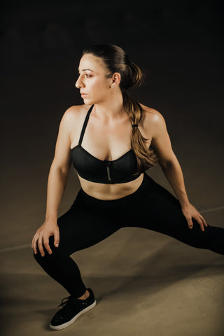 Front Zipper and Yoga Posing