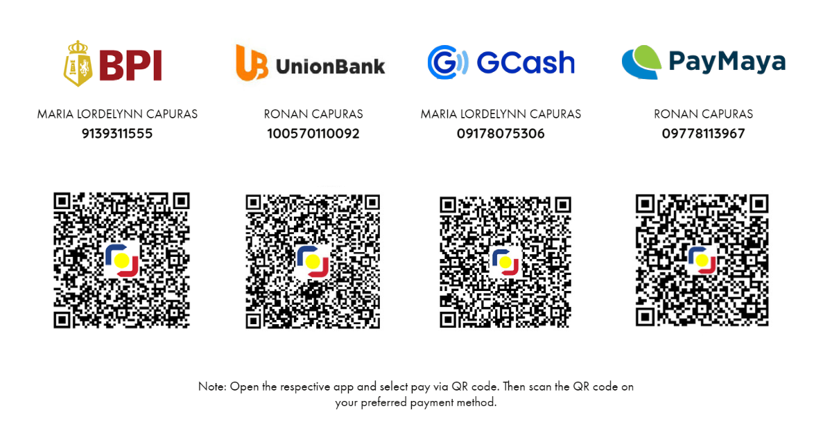 Payment QR codes