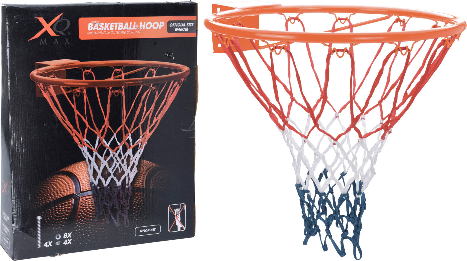 Basketballkurv officielle mål Ø46 cm