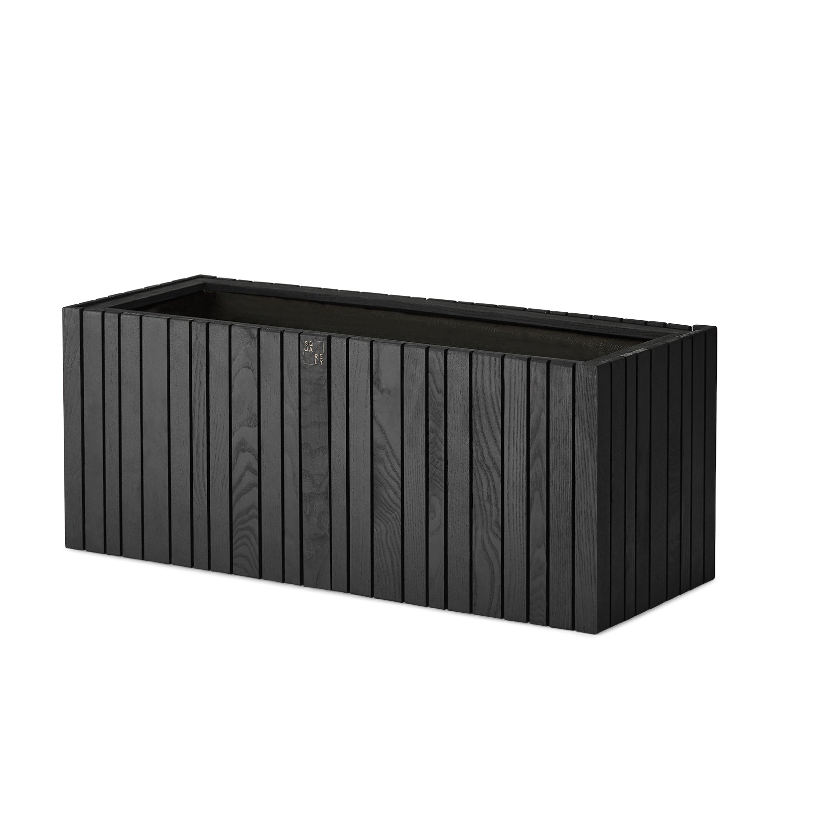 Squarely Copenhagen - GrowWIDE plantekasse 60x22 cm, 4 farver - Sort Ask