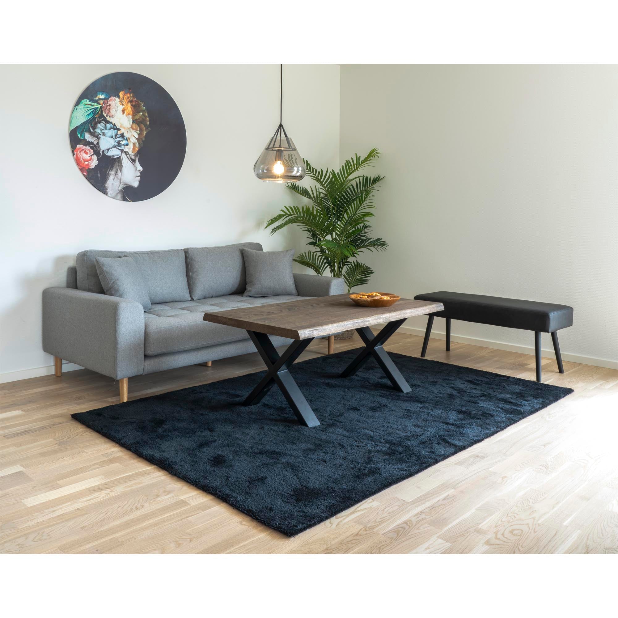 Lido 2,5 Personers Sofa i lysegrå med to puder HN1001