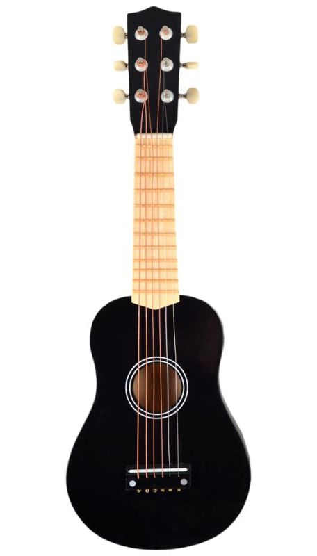 Billede af Magni - Guitar sort m. 6 strenge