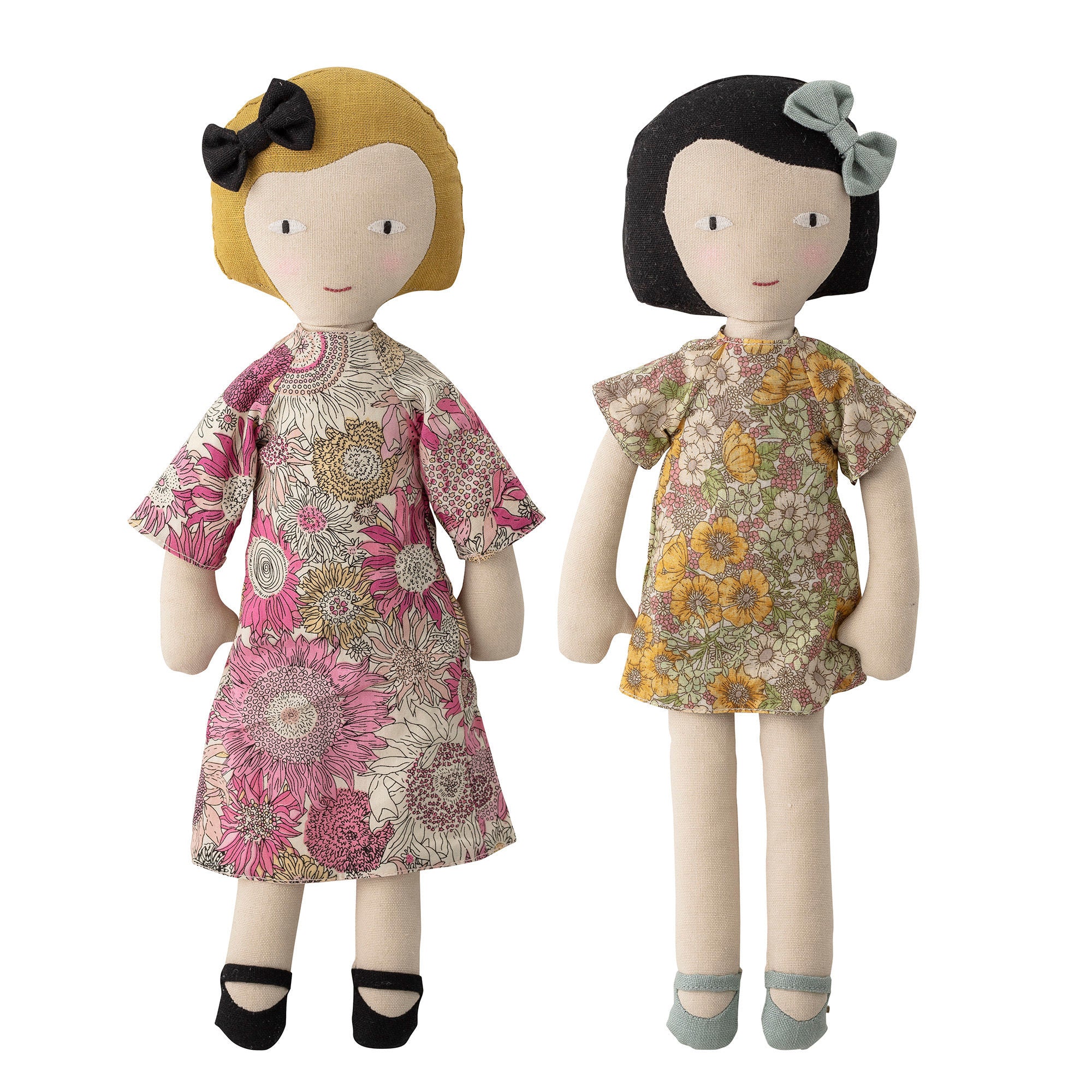 Billede af Bloomingville MINI - Molly and Vida Doll, Rosa, Bomuld 2 stk.