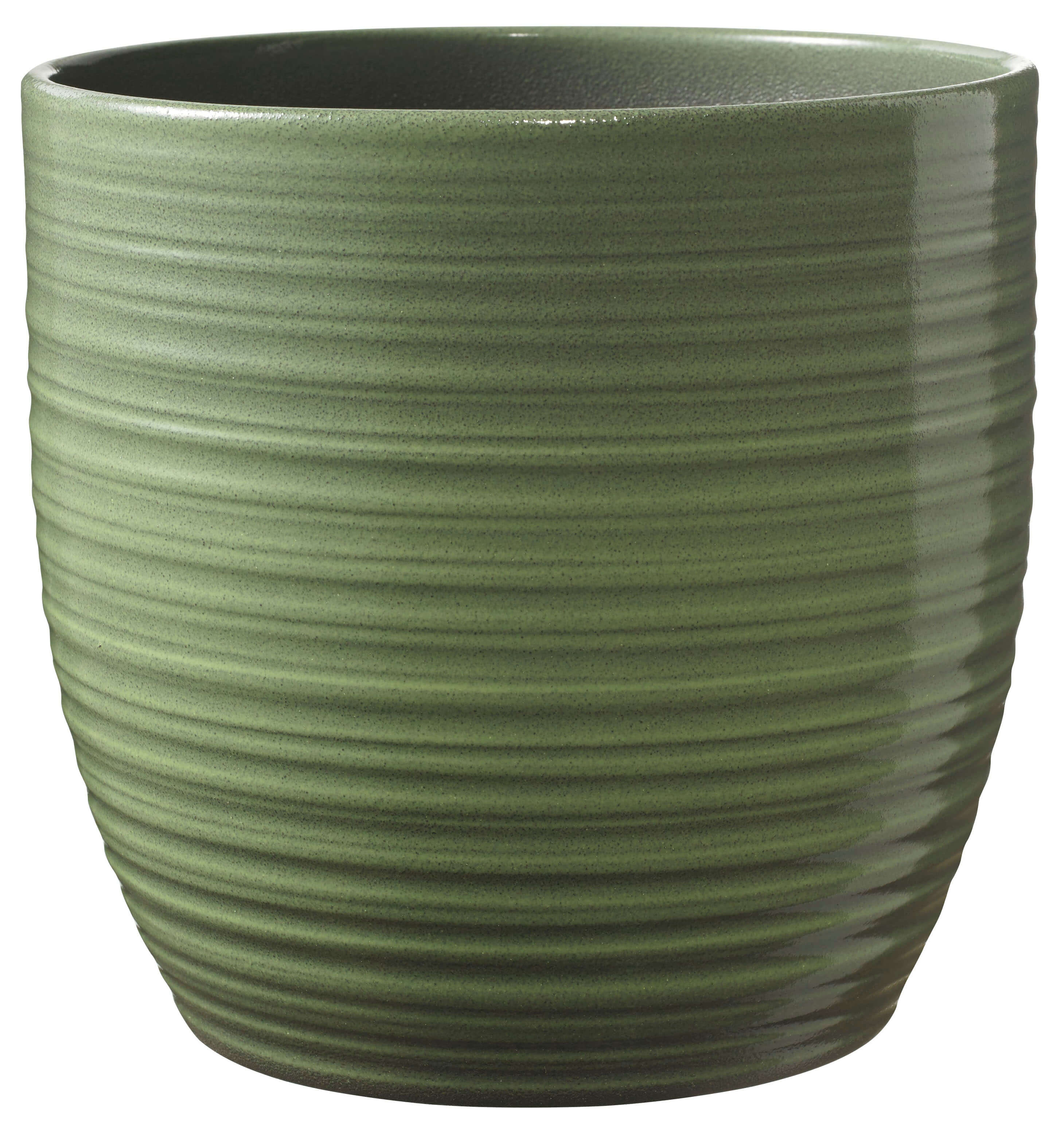 Soendgen Keramik - Bergamo skjuler Ø14-Ø24 cm - Bladgrøn glans - Ø19 H18 cm
