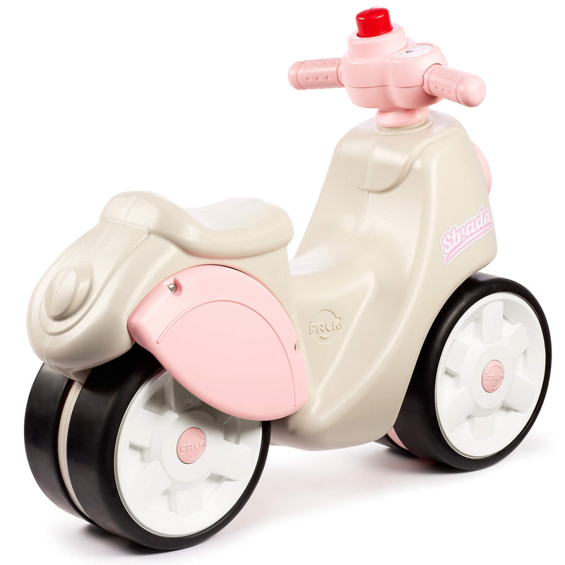 Falk - Strada første års scooter cremfarvet og rosa 1-3 år