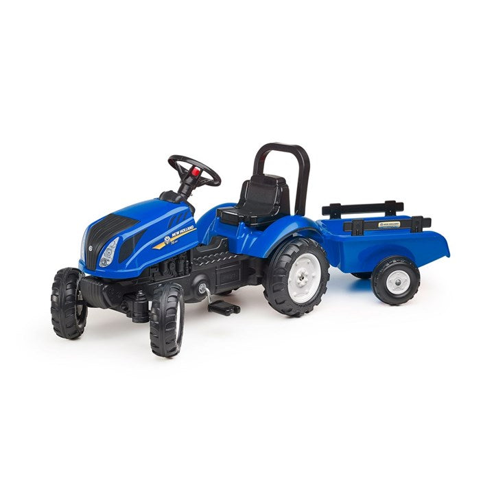 Billede af Falk New Holland traktor med vogn, fra 2-5 år