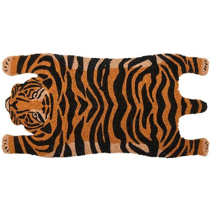 Esschert Design - Dørmåtte Tiger i kokos L75 cm