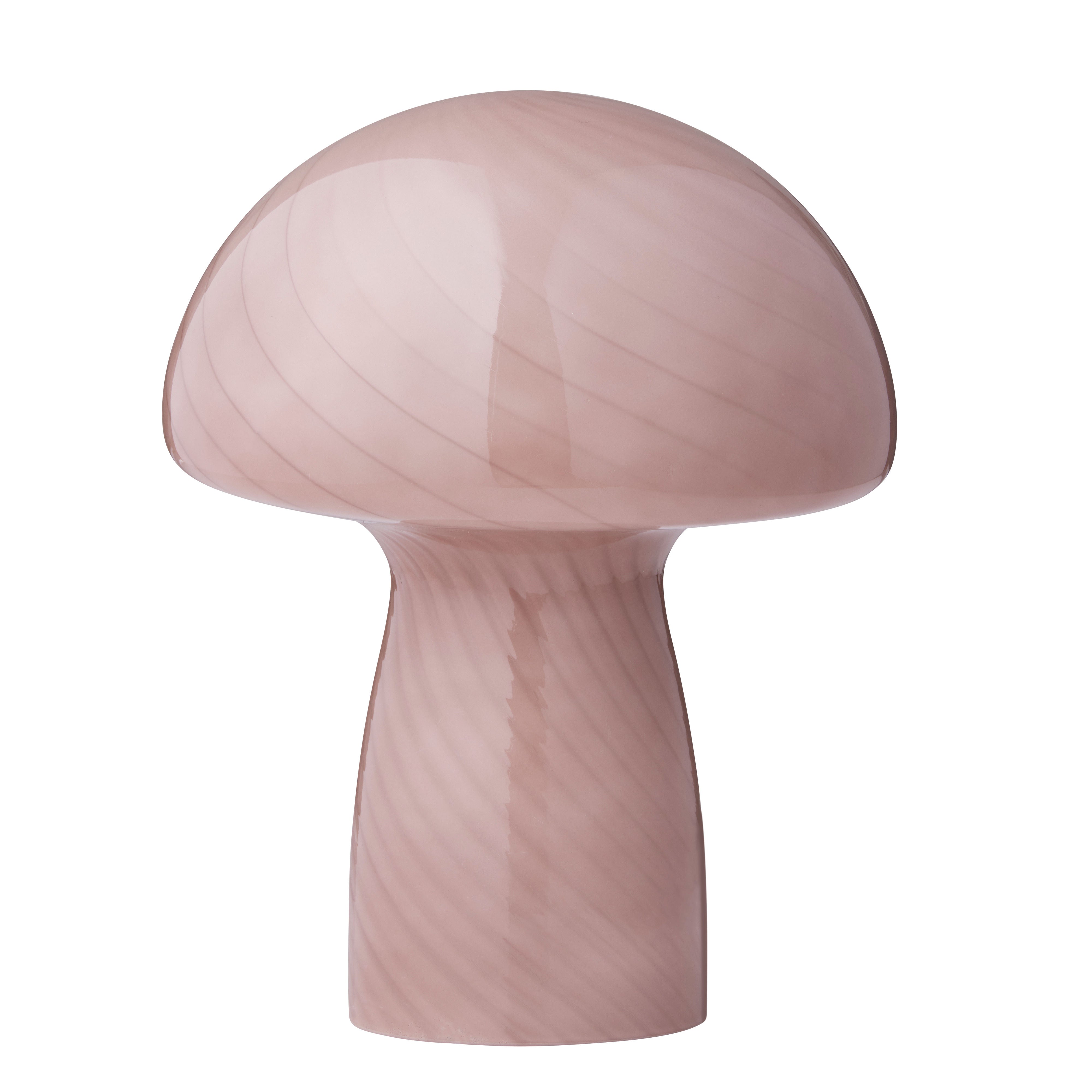 Billede af Bahne - Mushroom Lamp - Old Rose H23 cm