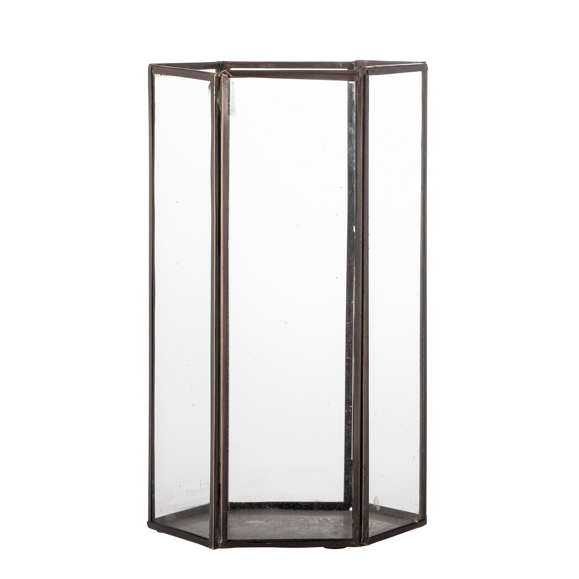 14: Bloomingville - Acentia Lanterne, Kobber, Glas H26 cm