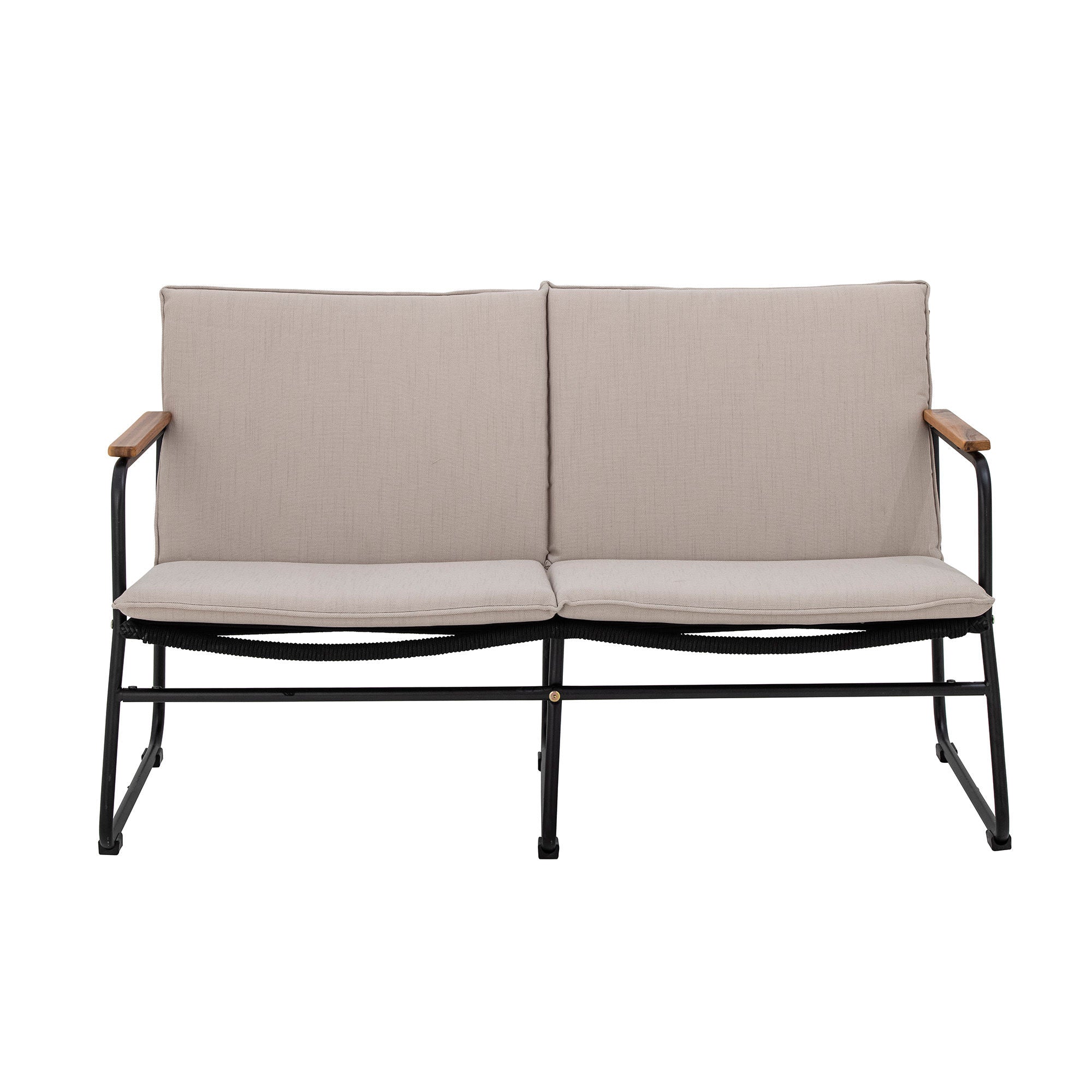 9: Bloomingville - Hampton Sofa, Sort, Metal L125 cm