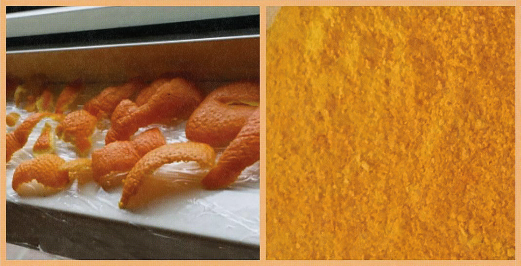 Brunswick Soap House makes orange peel into powder
