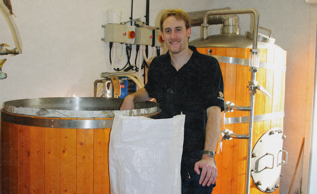 The Gospel Whiskey | Master Distiller Ian Thorn as Head Brewer at the 1000-litre microbrewery in Gloucester