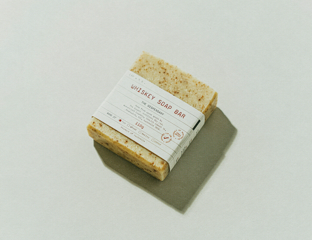 The Gospel Whiskey soap bars made from spent waste