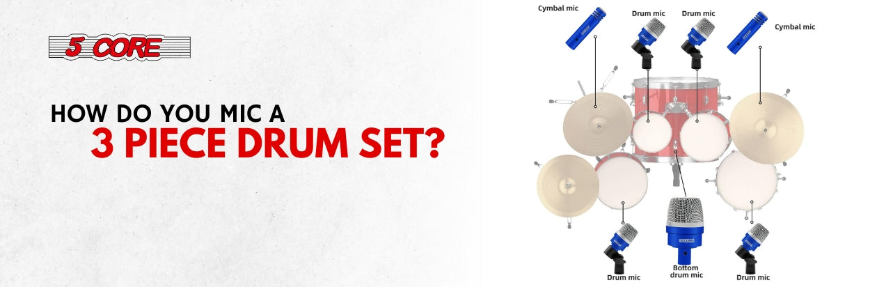 What do you need to mic a drum set?